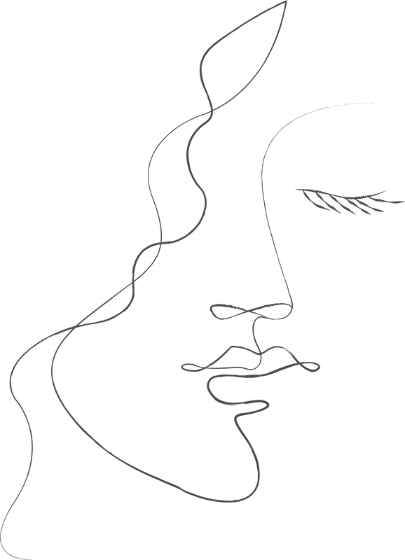 woman silhouette outline